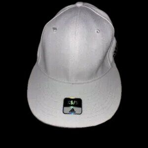 Adidas new white cap, one size fits all, brand new with tags.
